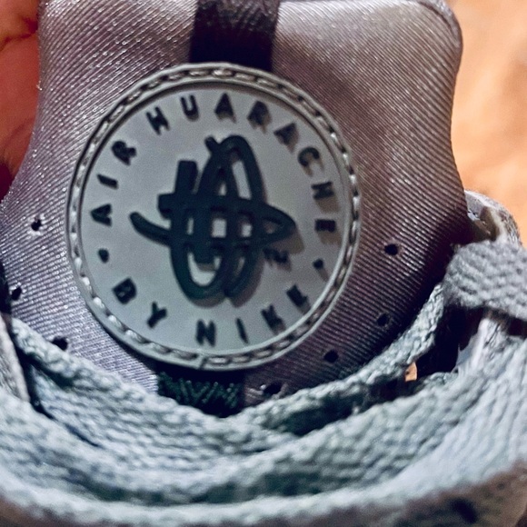 NIKE AIR HUARACHE RUN TP “FLEECE” GREY-BLACK SZ 8 [749659-002] - Picture 11 of 16